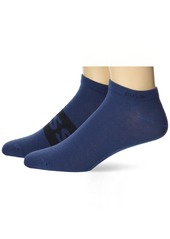 Hugo Boss BOSS Men's 2-Pack Solid Cotton Ankle Socks