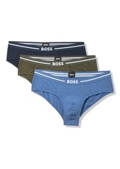 Hugo Boss BOSS Men's 3-Pack Bold Logo Hipster Briefs