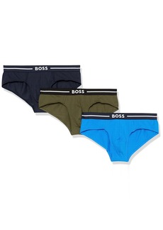 Hugo Boss BOSS Men's 3-Pack Bold Logo Hipster Briefs  XXL