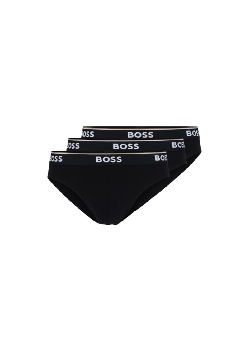 Hugo Boss BOSS Men's 3-Pack Classic Regular Fit Stretch Briefs  XXL