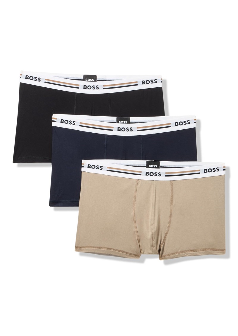 Hugo Boss BOSS 3-Pack Iconic Stripe Waistband Trunks