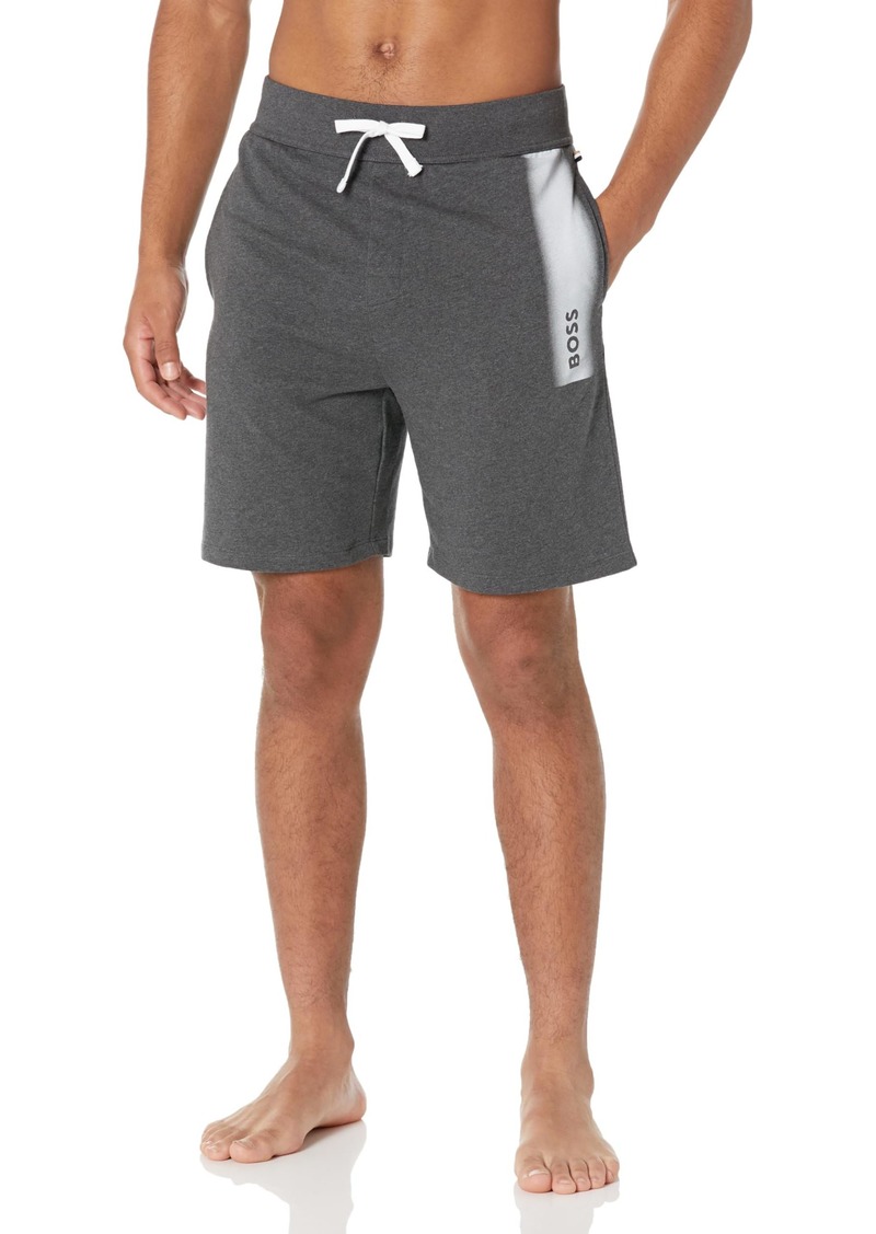 Hugo Boss Authentic Lounge Shorts with Printed Logo on Side