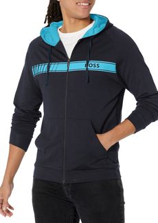Hugo Boss BOSS Men's Authentic Zip Up Hooded Sweatshirt  XL