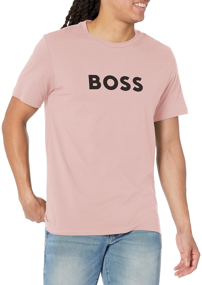 Hugo Boss BOSS Men's Big Logo Cotton Short Sleeve T-Shirt  XS