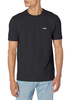 Hugo Boss BOSS Men's Contrast Logo Cotton Stretch T-Shirt deep Navy Blue XXL