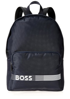 Hugo Boss BOSS Men's Contrast Stripe Logo Polyester Backpack  ONE Size