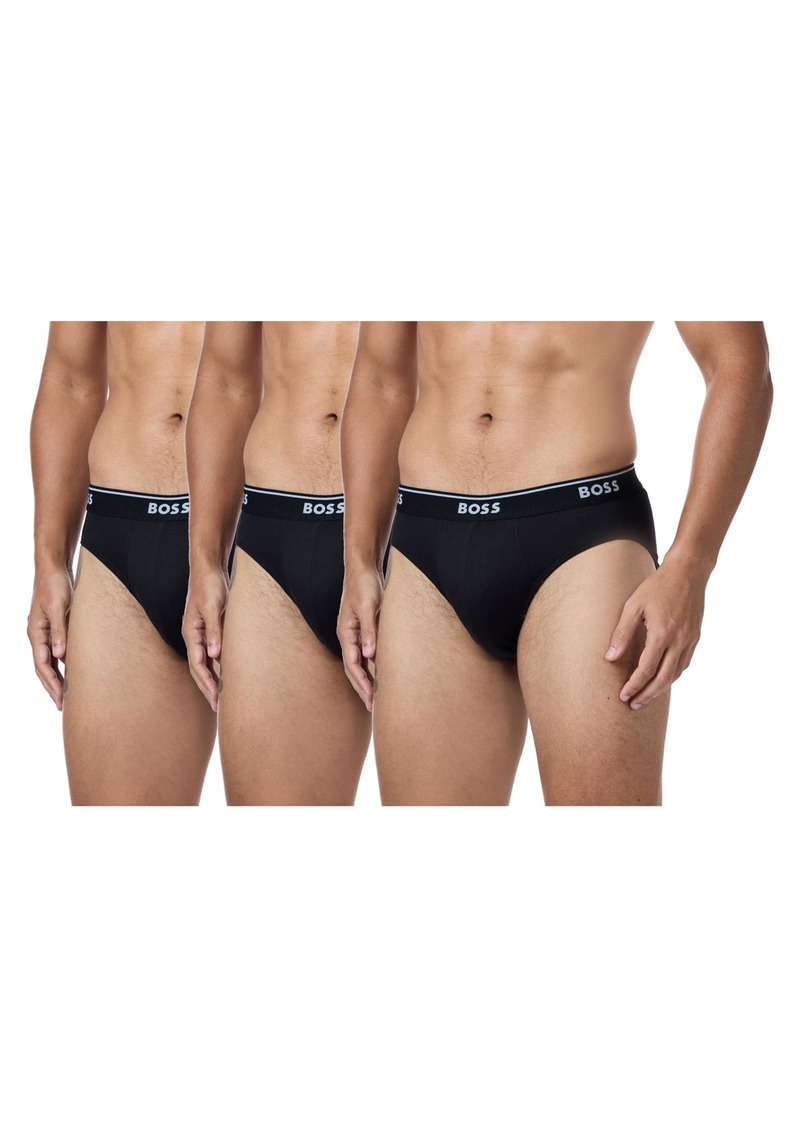 Hugo Boss BOSS mens 3p Us Co 10145963 01 Briefs   US