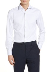 Hugo Boss BOSS Men's Hank Slim Fit Solid Dress Shirt in White at Nordstrom