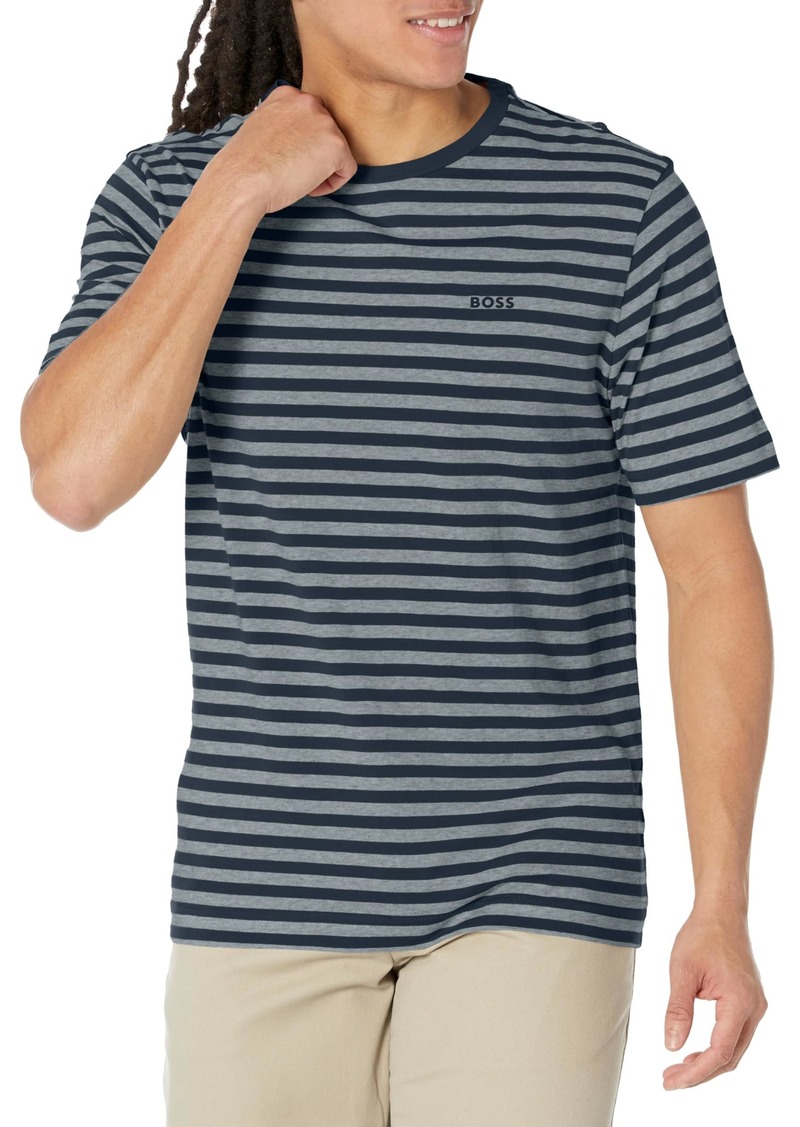 Hugo Boss BOSS Horizontal Stripe Short Sleeve T-Shirt