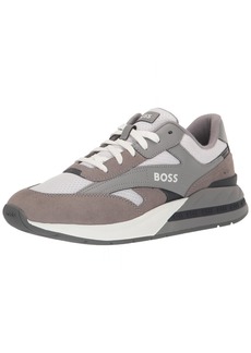 Hugo Boss BOSS Men's Leather Low Profile Run Inspired Sneaker