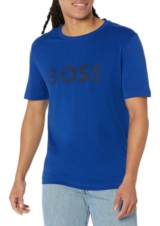Hugo Boss BOSS Men's Line Logo Jersey T Shirt satelite Blue XXL