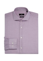 Hugo Boss BOSS Men's Mark US Cotton Micro Dot Sharp Fit Dress Shirt