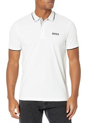 Hugo Boss BOSS Men's Paddy Pro Contrast Color Cotton Stretch Polo Shirt  s