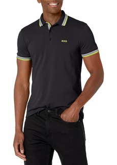 Hugo Boss BOSS Men's Paddy Short Sleeve Contrast Color Polo Shirt
