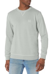 Hugo Boss BOSS Men's Patch Logo French Terry Pullover Cotton Sweatshirt