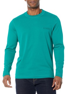 Hugo Boss BOSS Men's Peached Jersey Long Sleeve Crewneck Shirt