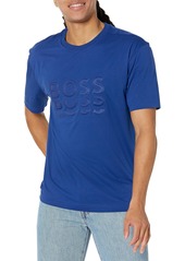 Hugo Boss BOSS Men's Pop Logo Jersey T Shirt satelite Blue XXL
