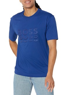 Hugo Boss BOSS Men's Pop Logo Jersey T Shirt satelite Blue S