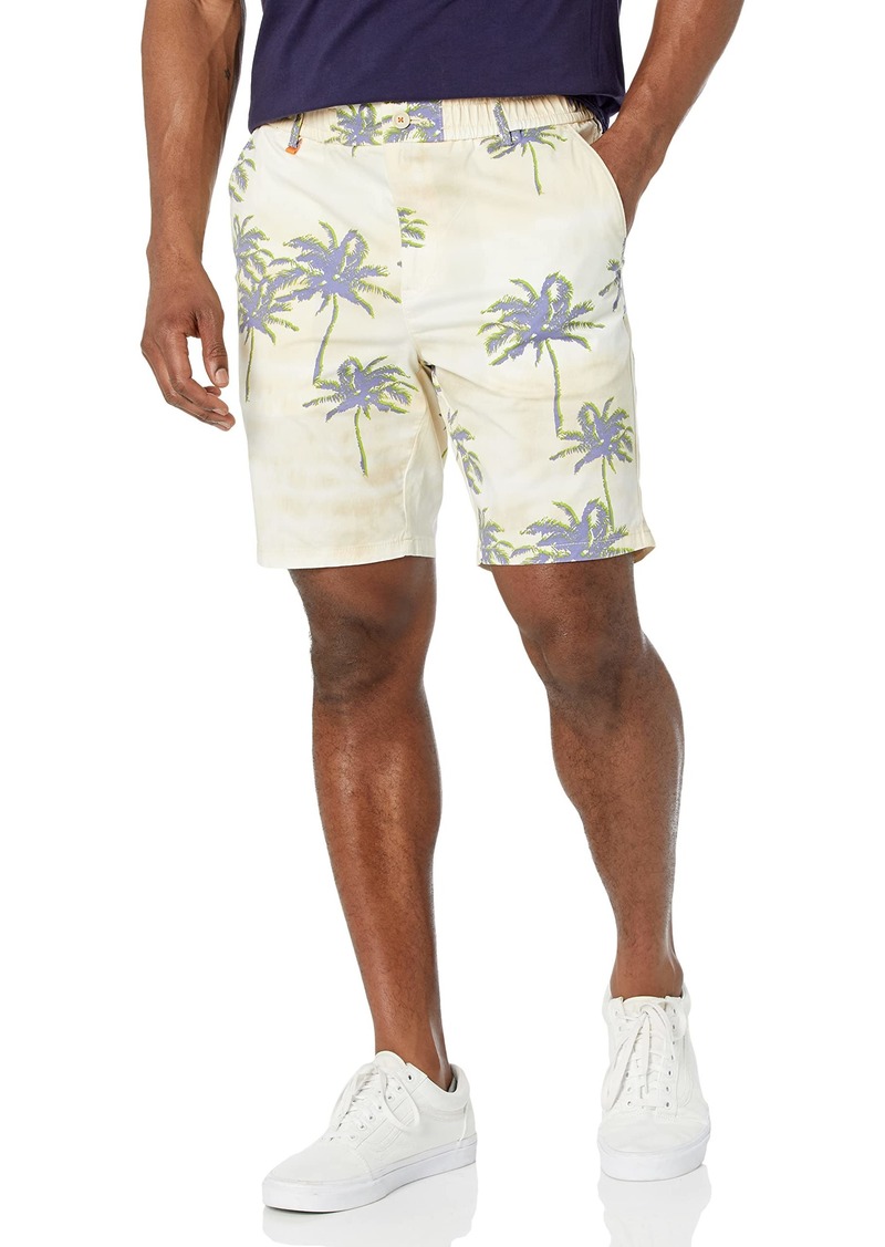 Hugo Boss Tropical Print Cotton Blend Shorts