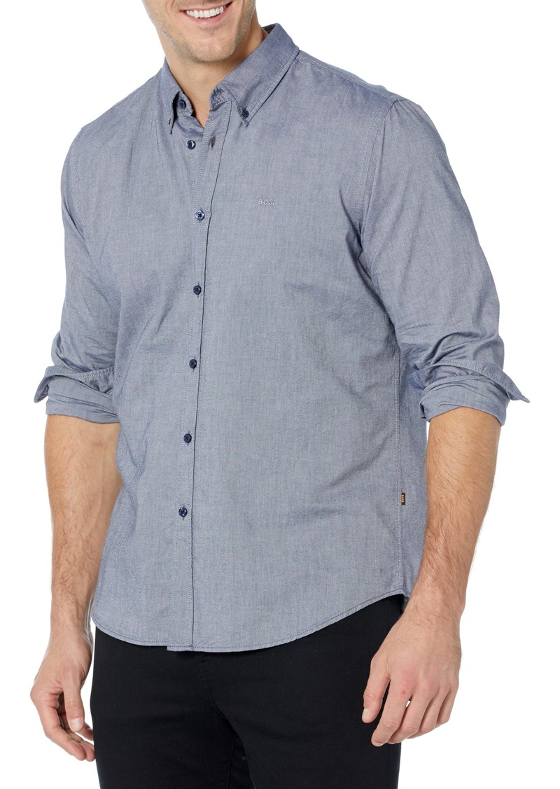 Hugo Boss BOSS Men's Rickert Long Sleeve Oxford Shirt