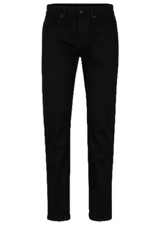 Hugo Boss BOSS mens Slim Fit Black Stretch Cotton Jeans  32-38 US