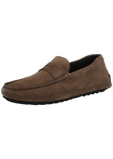 Hugo Boss BOSS Men's Smooth Suede Slip On Drivers Loafer