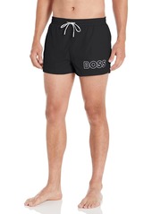 Hugo Boss BOSS Men's Standard Big Logo Swim Trunk  S