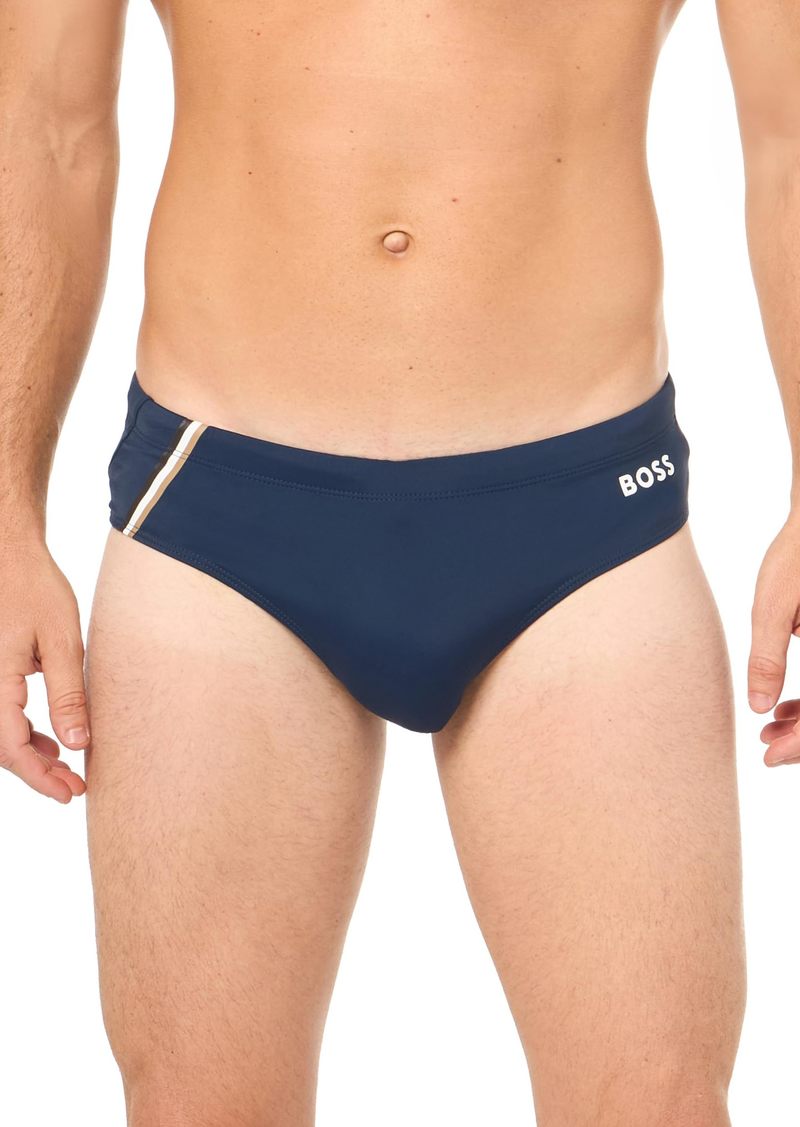 Hugo Boss BOSS Iconic Stripe Swim Brief  M