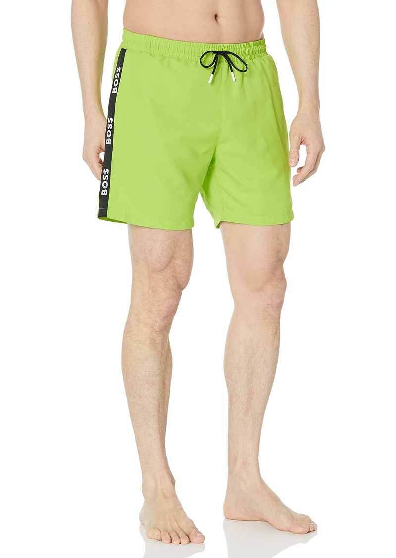 Hugo Boss BOSS Repeating Logo Swim Trunks