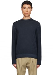 Hugo Boss BOSS Navy Bonded Sweater