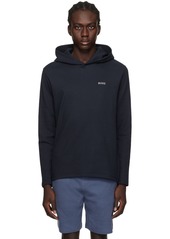 Hugo Boss BOSS Navy Embroidered Hoodie