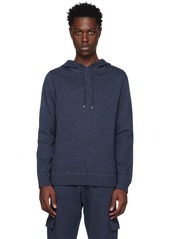 Hugo Boss BOSS Navy Marled Hoodie