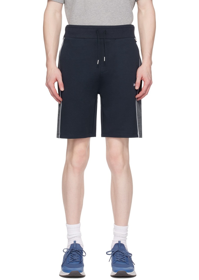 Hugo Boss BOSS Navy Paneled Shorts