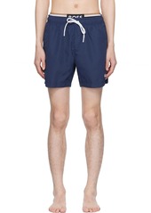Hugo Boss BOSS Navy Printed Swim Shorts