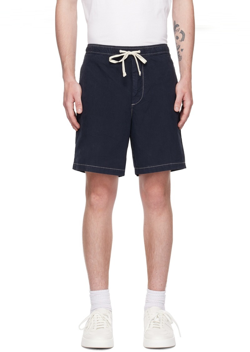 Hugo Boss BOSS Navy Regular-Fit Shorts