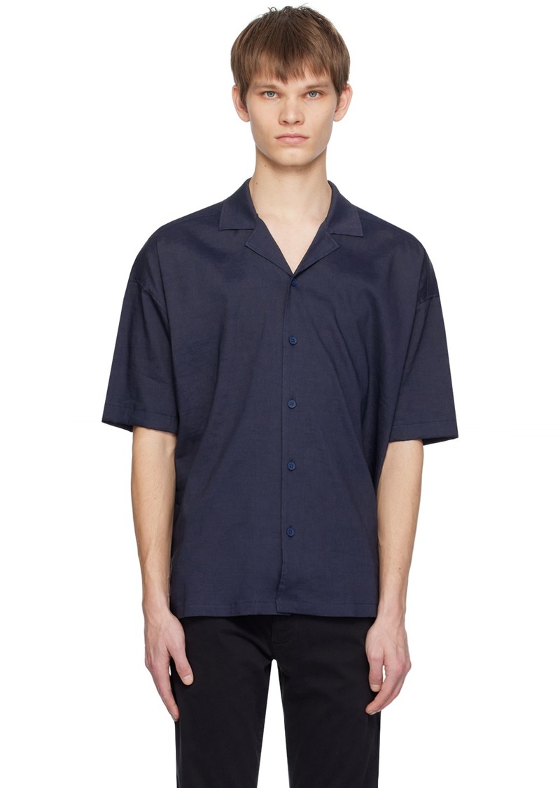 Hugo Boss BOSS Navy Relaxed-Fit Shirt