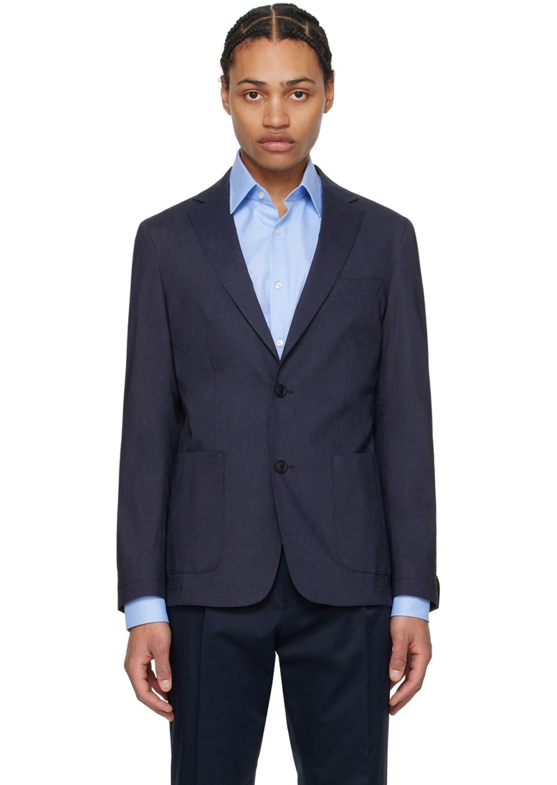 Hugo Boss BOSS Navy Slim-Fit Blazer