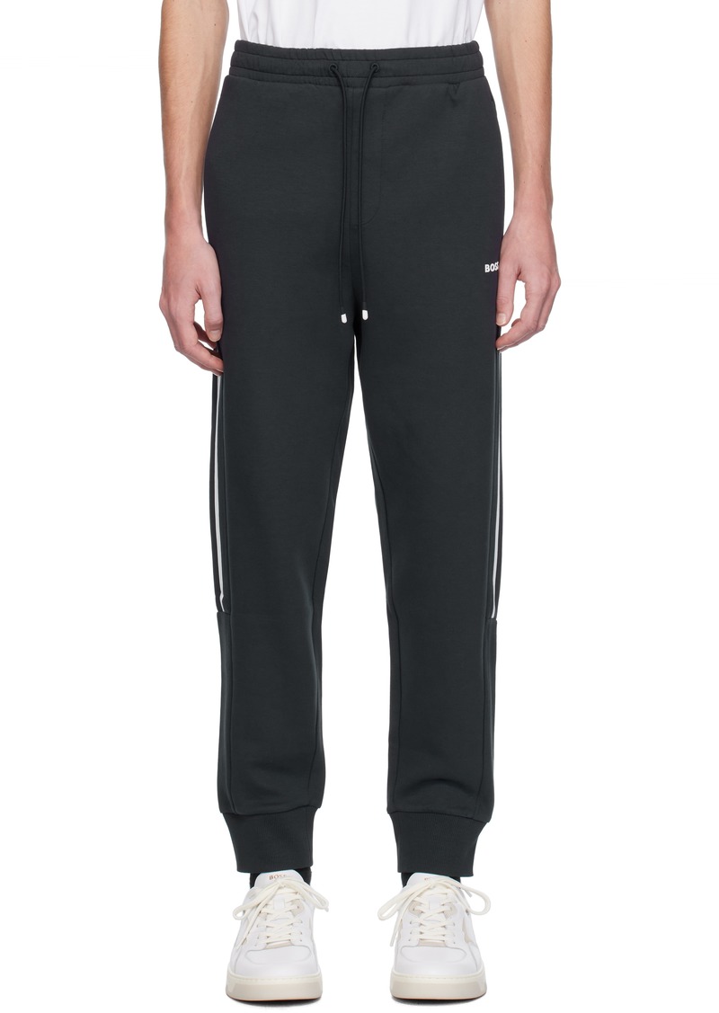 Hugo Boss BOSS Navy Three-Pocket Sweatpants