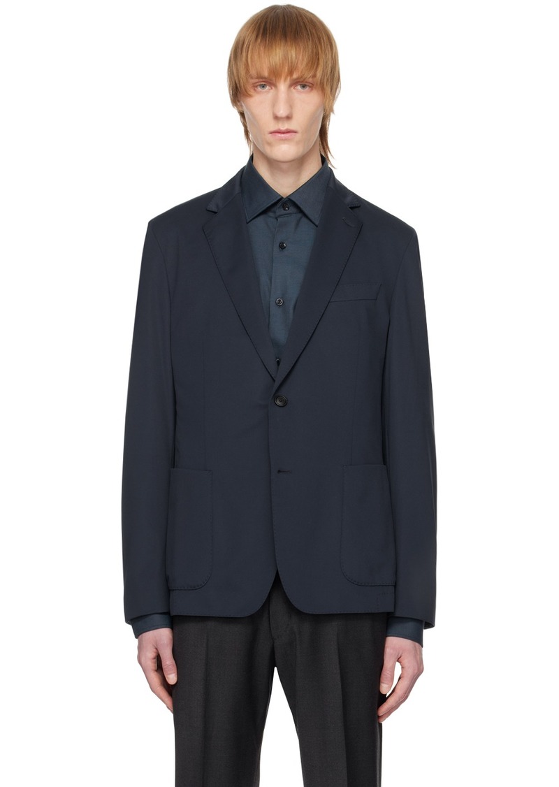 Hugo Boss BOSS Navy Two-Button Blazer