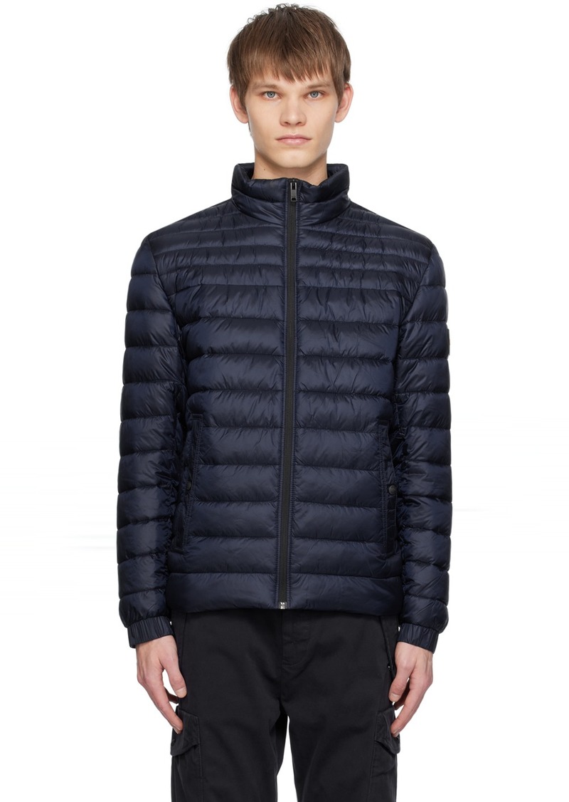 Hugo Boss BOSS Navy Water-Repellent Jacket