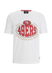 Hugo Boss Boss Nfl San Francisco 49ers Cotton Blend Graphic Tee
