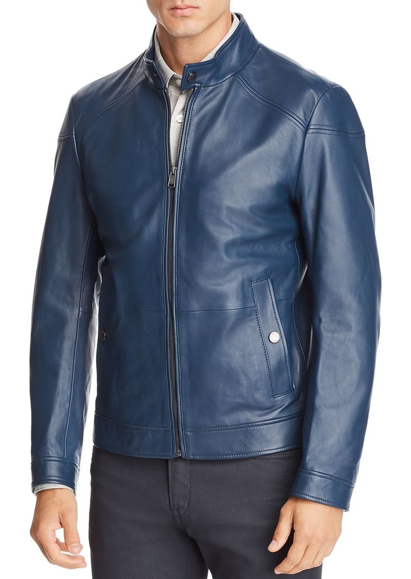 BOSS Nocan Leather Jacket - 62% Off!
