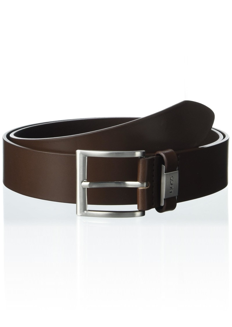 Hugo Boss BOSS Plaque Logo Bold Buckle Belt