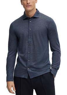 Hugo Boss Boss Pointer Silk & Wool Regular Fit Shirt