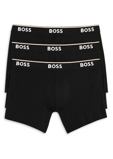 Hugo Boss Boss Power Cotton Blend Boxer Briefs, Pack of 3