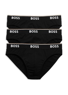 Hugo Boss Boss Power Cotton Blend Briefs, Pack of 3
