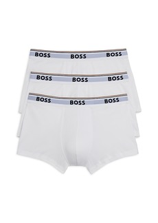 Hugo Boss Boss Power Cotton Blend Trunks, Pack of 3