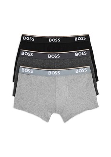 Hugo Boss Boss Power Cotton Blend Trunks, Pack of 3
