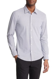 Hugo Boss BOSS Roan Slim Fit Geo Button-Up Shirt