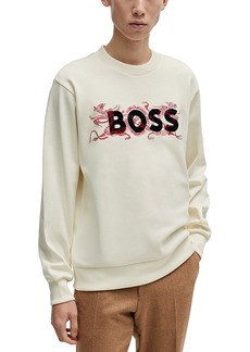 Hugo Boss Boss Soleri Lunar New Year Graphic Crewneck Sweatshirt
